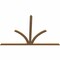 Ekena Millwork Richland Timber Gable Bracket, Western Red Cedar, 96"W x 64"H x 1 1/2"D x 3 1/2"F, 16/12 Pitch GBW096X64X0204RIC00SWR - alternate 2
